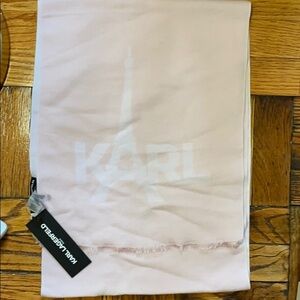NWT Karl Lagerfeld blush pink scarf